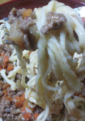 麺作りからの生パスタ（ミートソース編）-レシピのメイン写真