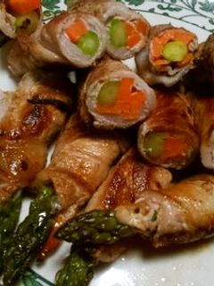 アスパラのにんじんを巻いて巻いて-レシピのメイン写真
