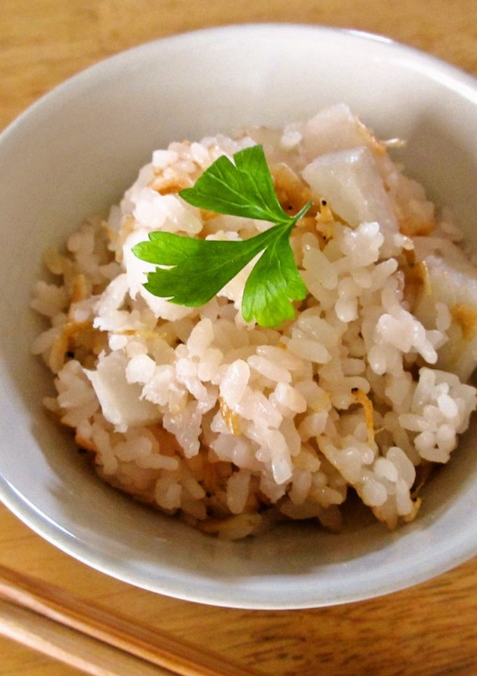 長いもと干しえびの…炊き込みご飯-レシピのメイン写真