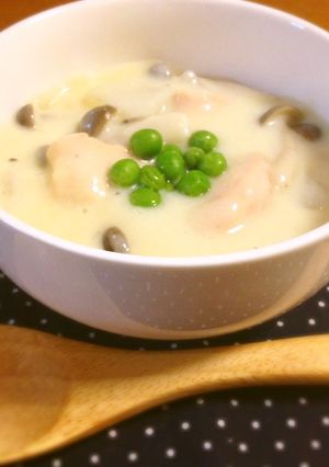 豆乳と米粉で鮭の和風シチュー-レシピのメイン写真