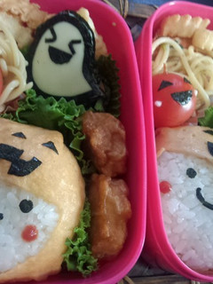 キャラ弁☆ハロウィン☆カボチャかぶりもの-レシピのメイン写真