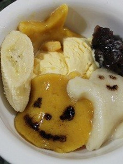 ハロウィンデコ白玉-レシピのメイン写真