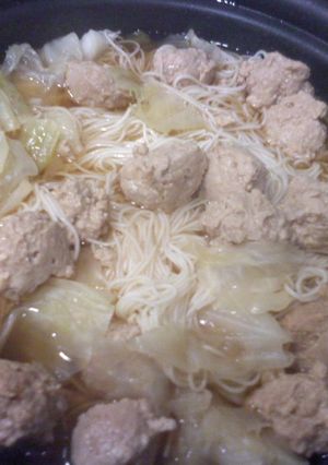 ダイエットこうやでヘルシー♪鶏だんご鍋-レシピのメイン写真