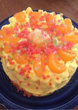 バースデーケーキ-レシピのメイン写真