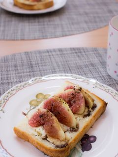 いちじくのトースト。-レシピのメイン写真