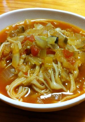 間違い男の奇跡の野菜だけミネストローネ-レシピのメイン写真