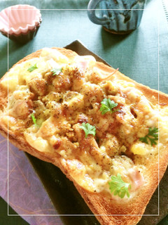 Dietこうや×牛蒡の焼肉たれトースト-レシピのメイン写真