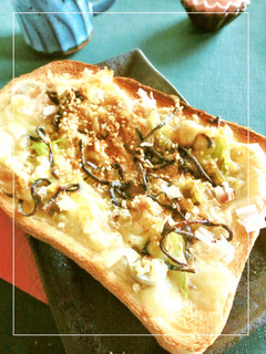 Dietこうや×牛蒡の和トースト-レシピのメイン写真