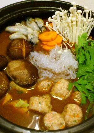 あったか☆味噌の牡蠣＆鶏鍋-レシピのメイン写真