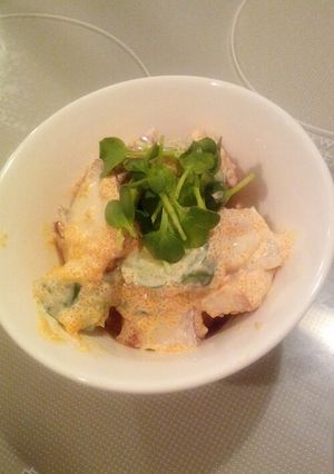 タコときゅうりのめんたいこらぼ-レシピのメイン写真