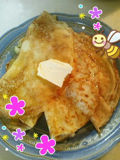 もちしゅわ食感なパンケーキクレープ♪*-レシピのメイン写真