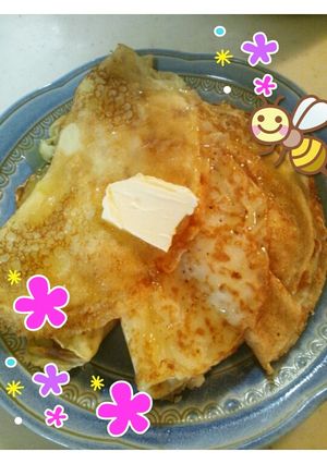 もちしゅわ食感なパンケーキクレープ♪＊-レシピのメイン写真
