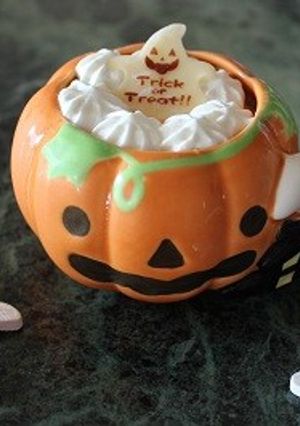 ハロウィンモードかぼちゃぷりん-レシピのメイン写真