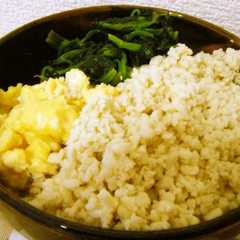 รูปของ 高野豆腐DEヘルシー三食丼