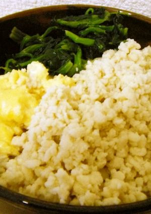 高野豆腐DEヘルシー三食丼-レシピのメイン写真