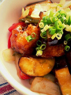野菜と唐揚げの甘酢あんかけ-レシピのメイン写真