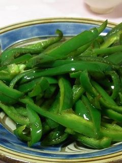 簡単!安い!大活躍!ピーマン醤油炒め-レシピのメイン写真