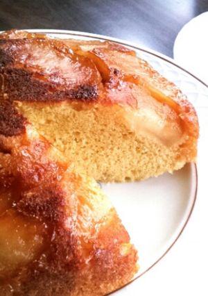 簡単！りんごのタルトタタン風ケーキ-レシピのメイン写真