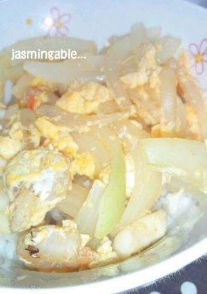 親子じゃないけど←魚介親子丼-レシピのメイン写真