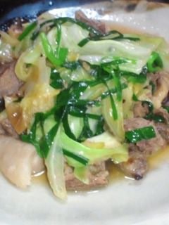 牛筋とニラの煮物-レシピのメイン写真