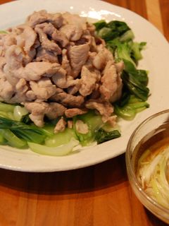豚肉いため~青梗菜&ごま油ねぎソース~-レシピのメイン写真