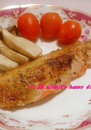 トースターで！鮭のマスタードマヨ焼き-レシピのメイン写真