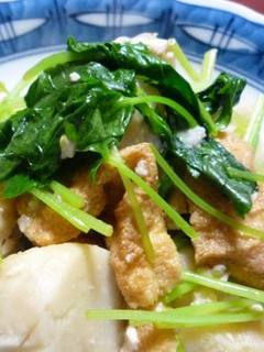 くずし絹揚げと里芋の煮物-レシピのメイン写真