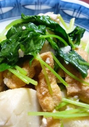 くずし絹揚げと里芋の煮物-レシピのメイン写真
