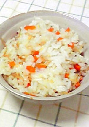 ちりめんじゃこと人参のまぜご飯-レシピのメイン写真