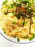 簡単☆さっぱり梅とじゃこのパスタ