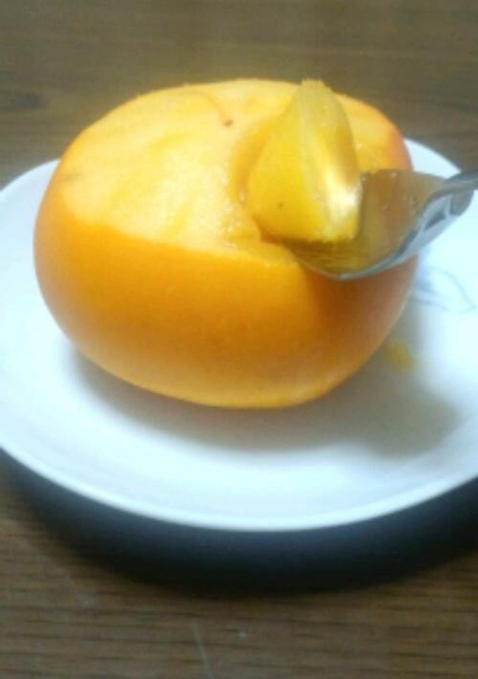 柿を簡単に食べちゃう方法-レシピのメイン写真