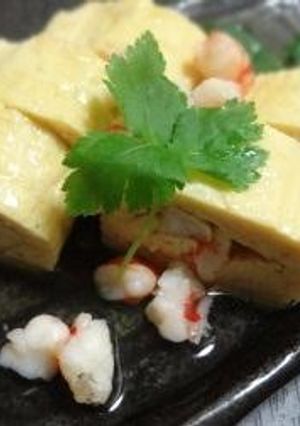 えびの出し巻き卵~エビ風味餡~-レシピのメイン写真