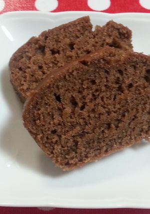 卵、バター不用のブランデーチョコケーキ♪-レシピのメイン写真