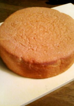 ふわふわスポンジケーキ-レシピのメイン写真