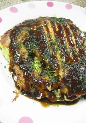 ダイエットこうやで厚揚げのお好み焼き-レシピのメイン写真