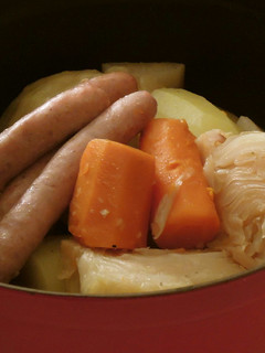 簡単おまかせ、丸ごと野菜とキャベツ煮込み-レシピのメイン写真