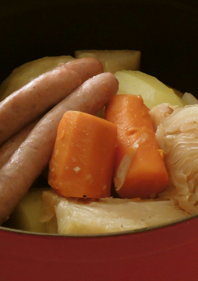 簡単おまかせ、丸ごと野菜とキャベツ煮込み-レシピのメイン写真