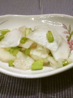 カブと梨の浅漬け-レシピのメイン写真