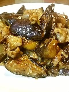 ◆短時間レシピ お茄子と豚肉の中華炒め◆-レシピのメイン写真