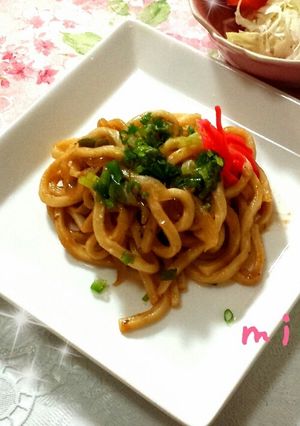 お好みソースDE焼きうどん-レシピのメイン写真