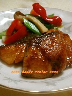 お弁当にも!鮭のカレー風味照り焼き-レシピのメイン写真
