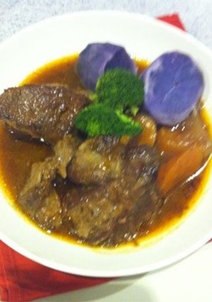 牛すね肉の赤ワイン煮-レシピのメイン写真
