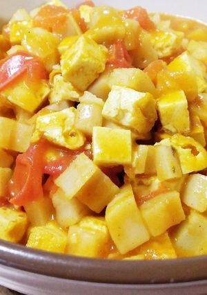れんこんと厚揚げ♪ヘルシーキーマカレー-レシピのメイン写真
