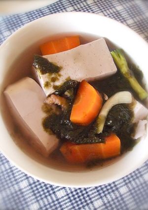 豆腐と海苔のスープ＠カンボジア-レシピのメイン写真