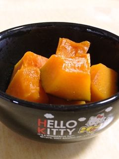 材料3つ☆簡単かぼちゃのはちみつ醤油煮-レシピのメイン写真