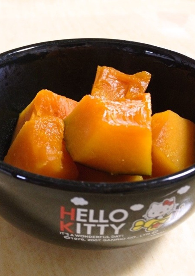 材料3つ☆簡単かぼちゃのはちみつ醤油煮-レシピのメイン写真