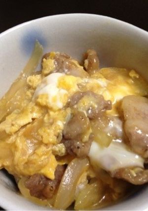 豚バラの親子丼風-レシピのメイン写真