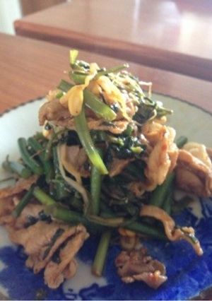豚こまのスタミナにんにく炒め-レシピのメイン写真