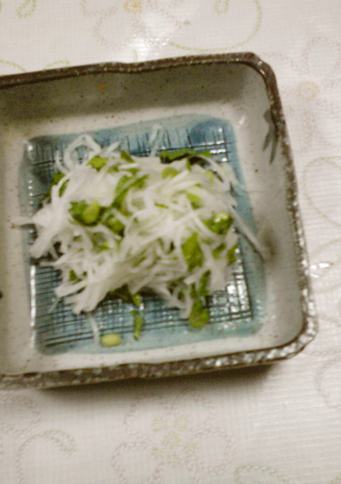 大根の千切り漬物-レシピのメイン写真