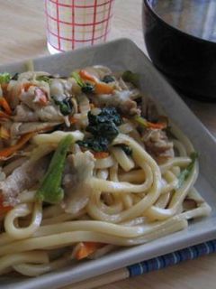 中華風:焼きうどん-レシピのメイン写真
